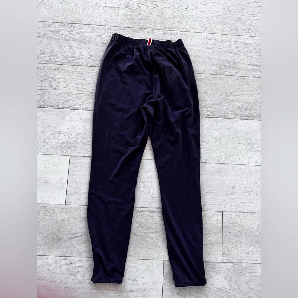 Tracksmith Pants Medium Womens Dark maroon  Running ankle zip leggings - Picture 3 of 10